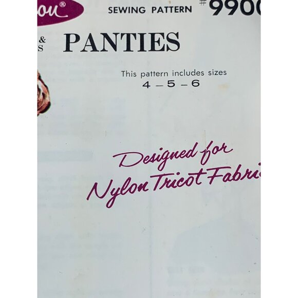 Hi Fashion Sew Misses Panties Sewing Pattern sz 4 5 6 9900 - uncut - Picture 2 of 10